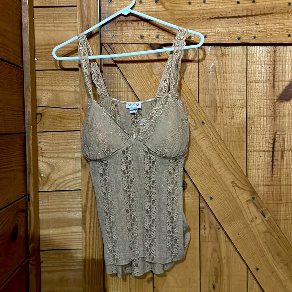 MKM Designs Lace Tank Top Medium